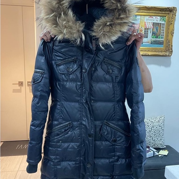 Navy blue very dark, Rudsak parka size medium - Picture 7 of 7